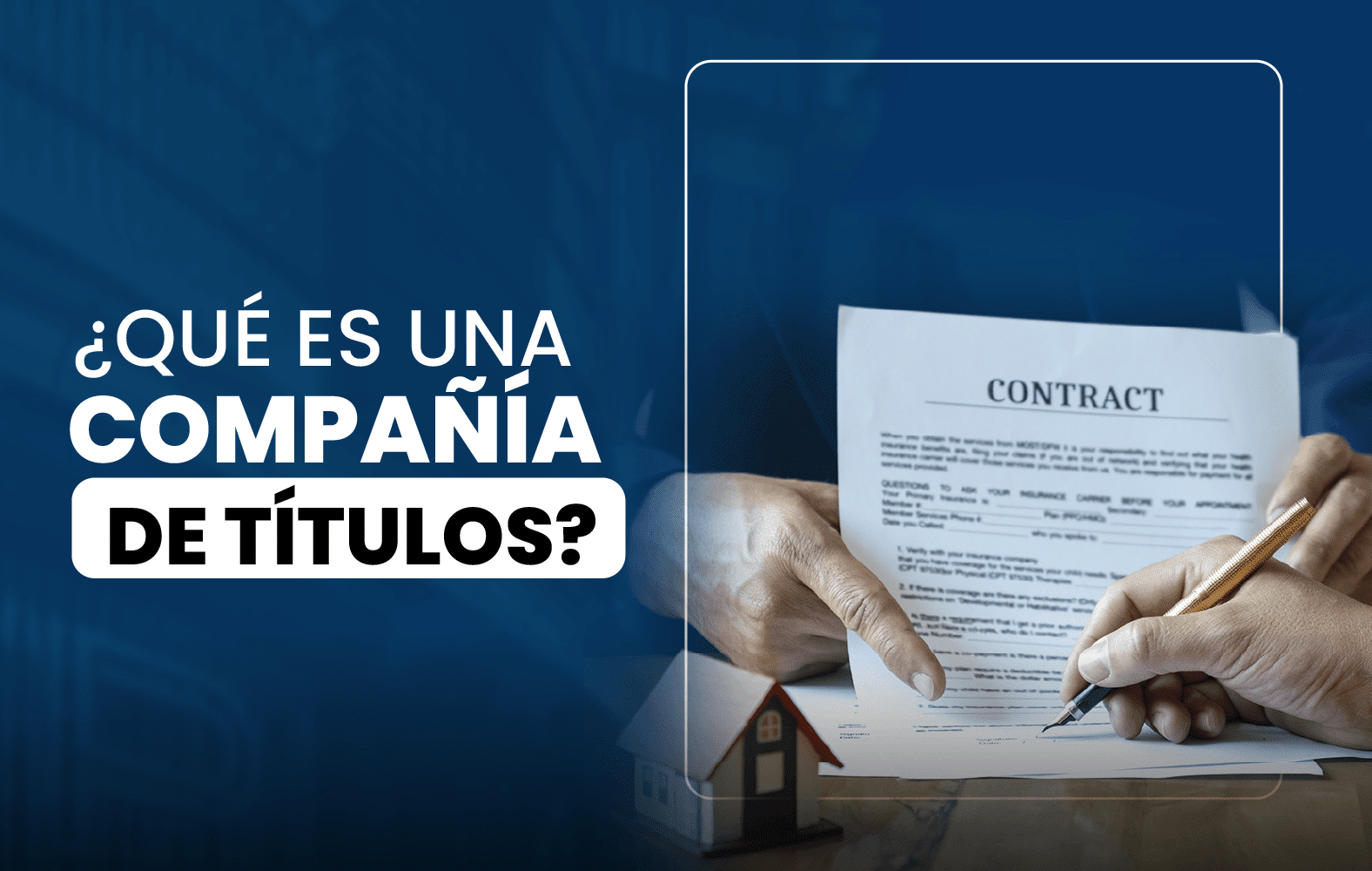 ¿Qué es una Compañía de Títulos?